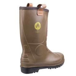 Amblers Men's FS95 PVC Lined Safety Rigger Boots - Tan 8 Amblers Men's FS95 PVC Lined Safety Rigger Boots - Tan -Fashionable Man rigger boots pvc tan 2