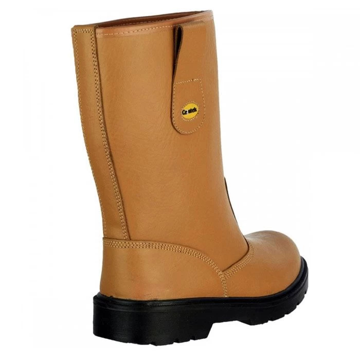 Centek Men's Safety Rigger Boots - Tan 4 Centek Men's Safety Rigger Boots - Tan - Image 4