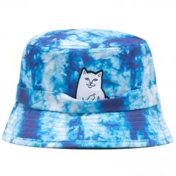 RIPNDIP Lord Nermal Tie Dye Bucket Hat 7 RIPNDIP Lord Nermal Tie Dye Bucket Hat -Fashionable Man ripndip lord nermal tie dye bucket hat p112125 539773 image