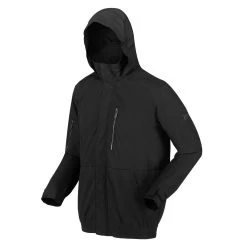 Regatta Men’s Feelding Waterproof Jacket – Black -Fashionable Man rmw344 800 p 1