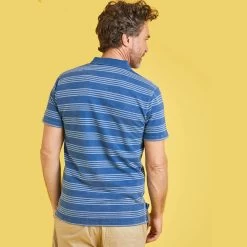 Weird Fish Men’s Rothko Polo Shirt– Dark Blue -Fashionable Man rothko dark blue 3