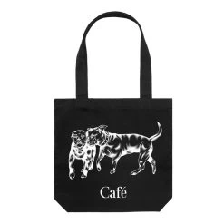 Skateboard Cafe Pooch Tote Bag