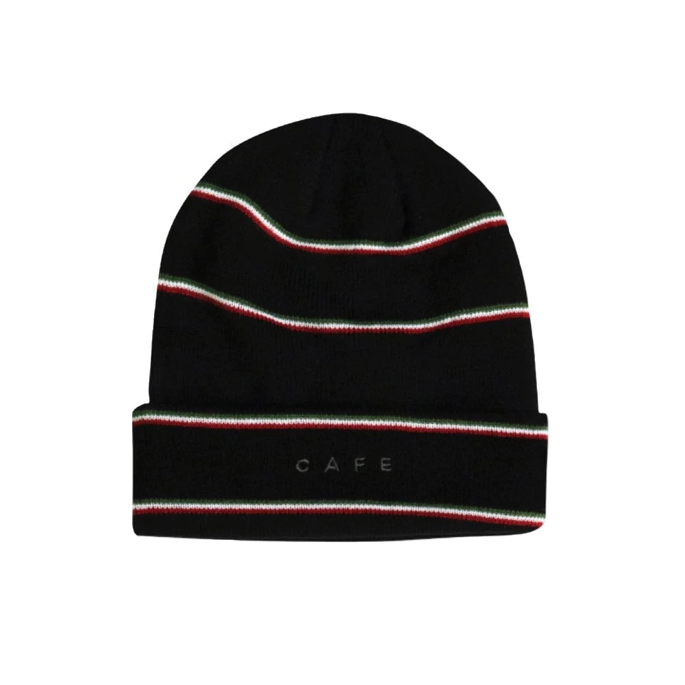 Skateboard Cafe Stripe Fold Beanie 1 Skateboard Cafe Stripe Fold Beanie