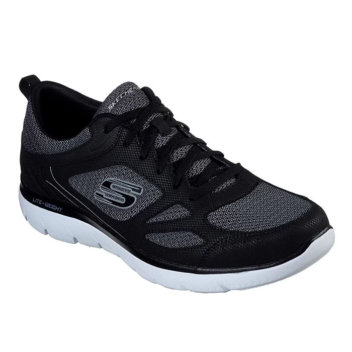 Skechers Men’s Summits South Rim Trainers – Black/White 1 Skechers Men’s Summits South Rim Trainers – Black/White