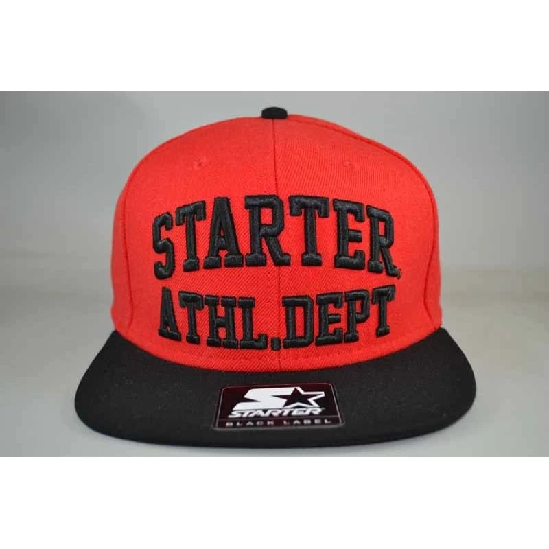 Starter Starter 2 Tone Athl Snap Red/Black 1 Starter Starter 2 Tone Athl Snap Red/Black