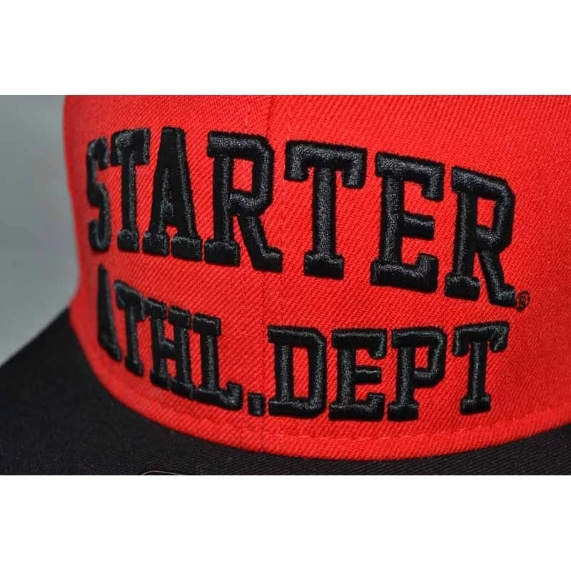 Starter Starter 2 Tone Athl Snap Red/Black 3 Starter Starter 2 Tone Athl Snap Red/Black - Image 3
