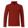 Weird Fish Men’s Stern ¼ Zip Macaroni Fleece – Brick