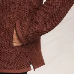 Weird Fish Men's Stern ¼ Zip Eco Macaroni Fleece - Burnt Henna 14 Weird Fish Men's Stern ¼ Zip Eco Macaroni Fleece - Burnt Henna -Fashionable Man stern 14 zip macaroni brnhenna 6