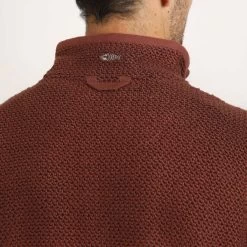 Weird Fish Men's Stern ¼ Zip Eco Macaroni Fleece - Burnt Henna 15 Weird Fish Men's Stern ¼ Zip Eco Macaroni Fleece - Burnt Henna -Fashionable Man stern 14 zip macaroni brnhenna 7