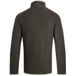 Weird Fish Men's Stern ¼ Zip Eco Macaroni Fleece - Dark Grey -Fashionable Man stern 14 zip macaroni dkgry 1