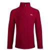 Weird Fish Men's Stern ¼ Zip Eco Macaroni Fleece - Garnet