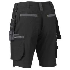 Bisley Workwear Men's Flex & Move Stretch Utility Holster Pocket Shorts – Black 8 Bisley Workwear Men's Flex & Move Stretch Utility Holster Pocket Shorts – Black -Fashionable Man stretch cargo shrts wpkts blk 2