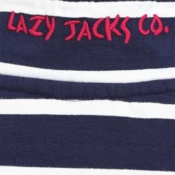 Lazy Jacks Men’s ¼ Zip Sweatshirt – Striped Marine -Fashionable Man striped 14 zip sshirt marine l39 3