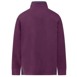 Lazy Jacks Men’s 1/4 Zip Sweatshirt - Currant -Fashionable Man supersoft 1 4 zip s shrt currnt 3