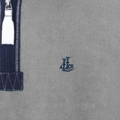 Lazy Jack Men’s ¼ Zip Sweatshirt - Grey Marl -Fashionable Man supersoft 1 4 zip sshrt grymrl 4