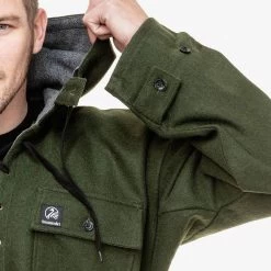 Swanndri Men’s Original Wool Lace-up Front Bushshirt - Olive 14 Swanndri Men’s Original Wool Lace-up Front Bushshirt - Olive -Fashionable Man swanndri men s original wool lace up front bushshirt olive 1