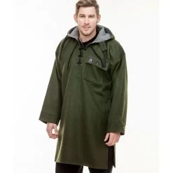 Swanndri Men’s Original Wool Lace-up Front Bushshirt - Olive 9 Swanndri Men’s Original Wool Lace-up Front Bushshirt - Olive -Fashionable Man swanndri men s original wool lace up front bushshirt olive 3