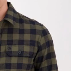 Swanndri Men's Taranaki Tailored Shirt - Olive/Navy 14 Swanndri Men's Taranaki Tailored Shirt - Olive/Navy -Fashionable Man taranaki tailor shirt olivnvy 5