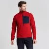 Craghoppers Men’s Tarbert Half Zip Fleece – Chilli Red