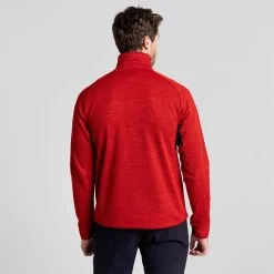 Craghoppers Men’s Tarbert Half Zip Fleece – Chilli Red 11 Craghoppers Men’s Tarbert Half Zip Fleece – Chilli Red -Fashionable Man tarbert half zip chilli red 3