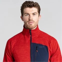 Craghoppers Men’s Tarbert Half Zip Fleece – Chilli Red 13 Craghoppers Men’s Tarbert Half Zip Fleece – Chilli Red -Fashionable Man tarbert half zip chilli red 5
