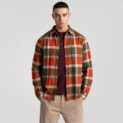 Craghoppers Men’s Thornhill Check Shirt – Potters Clay