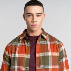 Craghoppers Men’s Thornhill Check Shirt – Potters Clay 12 Craghoppers Men’s Thornhill Check Shirt – Potters Clay -Fashionable Man thornhill lsshirt pot clay chk 5