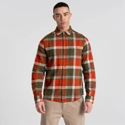 Craghoppers Men’s Thornhill Check Shirt – Potters Clay 13 Craghoppers Men’s Thornhill Check Shirt – Potters Clay -Fashionable Man thornhill lsshirt pot clay chk 6