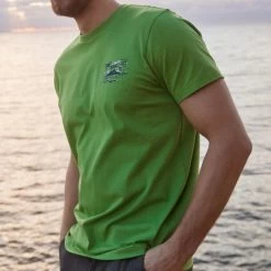 Weird Fish Men's Tiki Eco Graphic T-shirt - Grass Green 17 Weird Fish Men's Tiki Eco Graphic T-shirt - Grass Green -Fashionable Man tiki eco graphic tee grass green 1 1