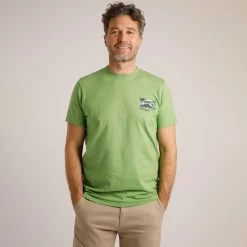 Weird Fish Men's Tiki Eco Graphic T-shirt - Grass Green 14 Weird Fish Men's Tiki Eco Graphic T-shirt - Grass Green -Fashionable Man tiki eco graphic tee grass green 5