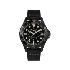 TIMEX Navi XL Automatic 41mm Leather Strap Watch