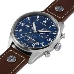 TIMEX Timex X Pan Am Chronograph 42mm Leather Strap Watch 6 TIMEX Timex X Pan Am Chronograph 42mm Leather Strap Watch -Fashionable Man timex x pan am chronograph 42mm leather strap watch p113927 559435 image