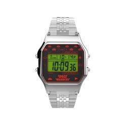 TIMEX X Space Invaders T80 34mm Stainless Steel Bracelet Watch -Fashionable Man timex x space invaders t80 34mm stainless steel bracelet watch p113386 617971 image
