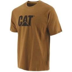 CAT Men's Trademark Logo T-shirt - Bronze