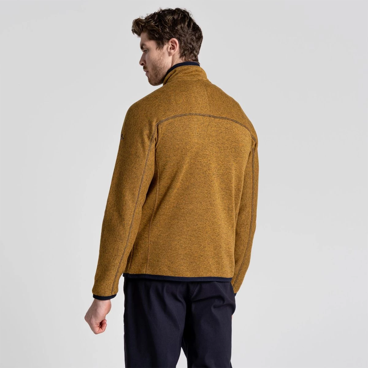 Craghoppers Men’s Torney Half Zip Fleece – Gingko Yellow 3 Craghoppers Men’s Torney Half Zip Fleece – Gingko Yellow - Image 3