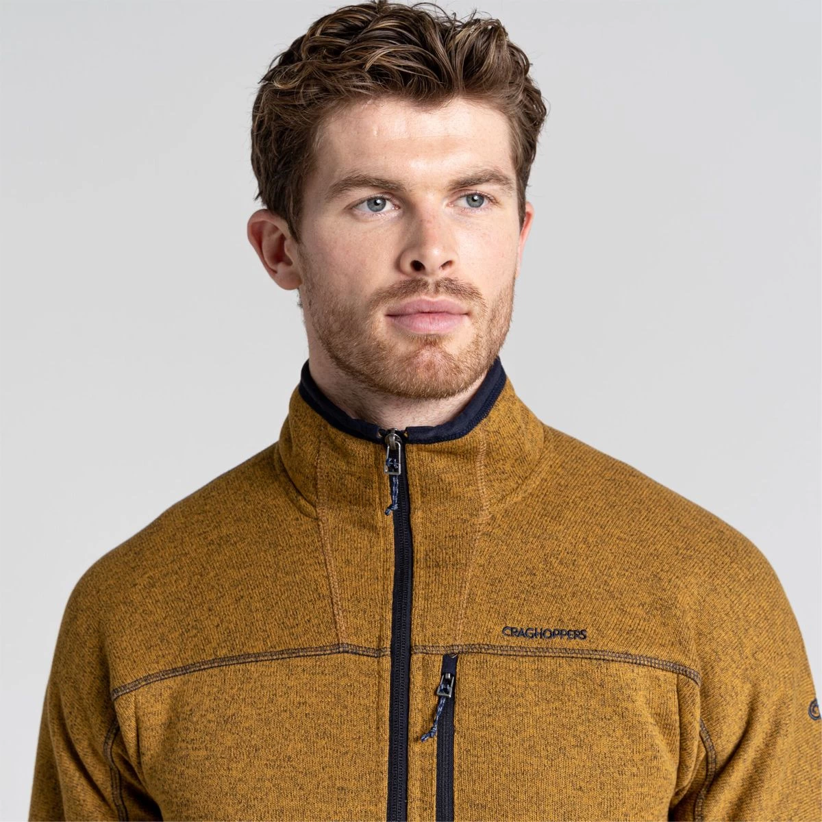 Craghoppers Men’s Torney Half Zip Fleece – Gingko Yellow 5 Craghoppers Men’s Torney Half Zip Fleece – Gingko Yellow - Image 5