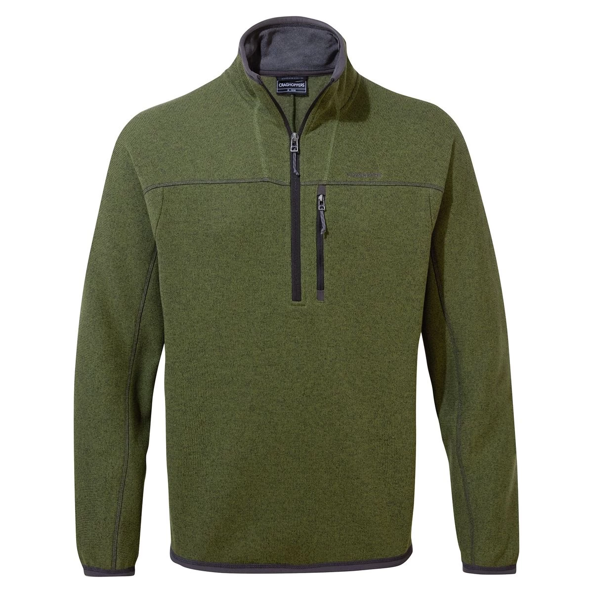 Craghoppers Men’s Torney Half Zip Fleece – Loden Green 2 Craghoppers Men’s Torney Half Zip Fleece – Loden Green - Image 2