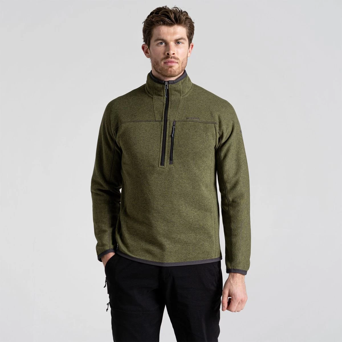 Craghoppers Men’s Torney Half Zip Fleece – Loden Green 1 Craghoppers Men’s Torney Half Zip Fleece – Loden Green
