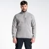 Craghoppers Men’s Torney Half Zip Fleece – Soft Grey Marl