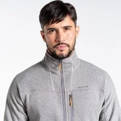 Craghoppers Men’s Torney Half Zip Fleece – Soft Grey Marl -Fashionable Man torney half zip sft grey mrl 6