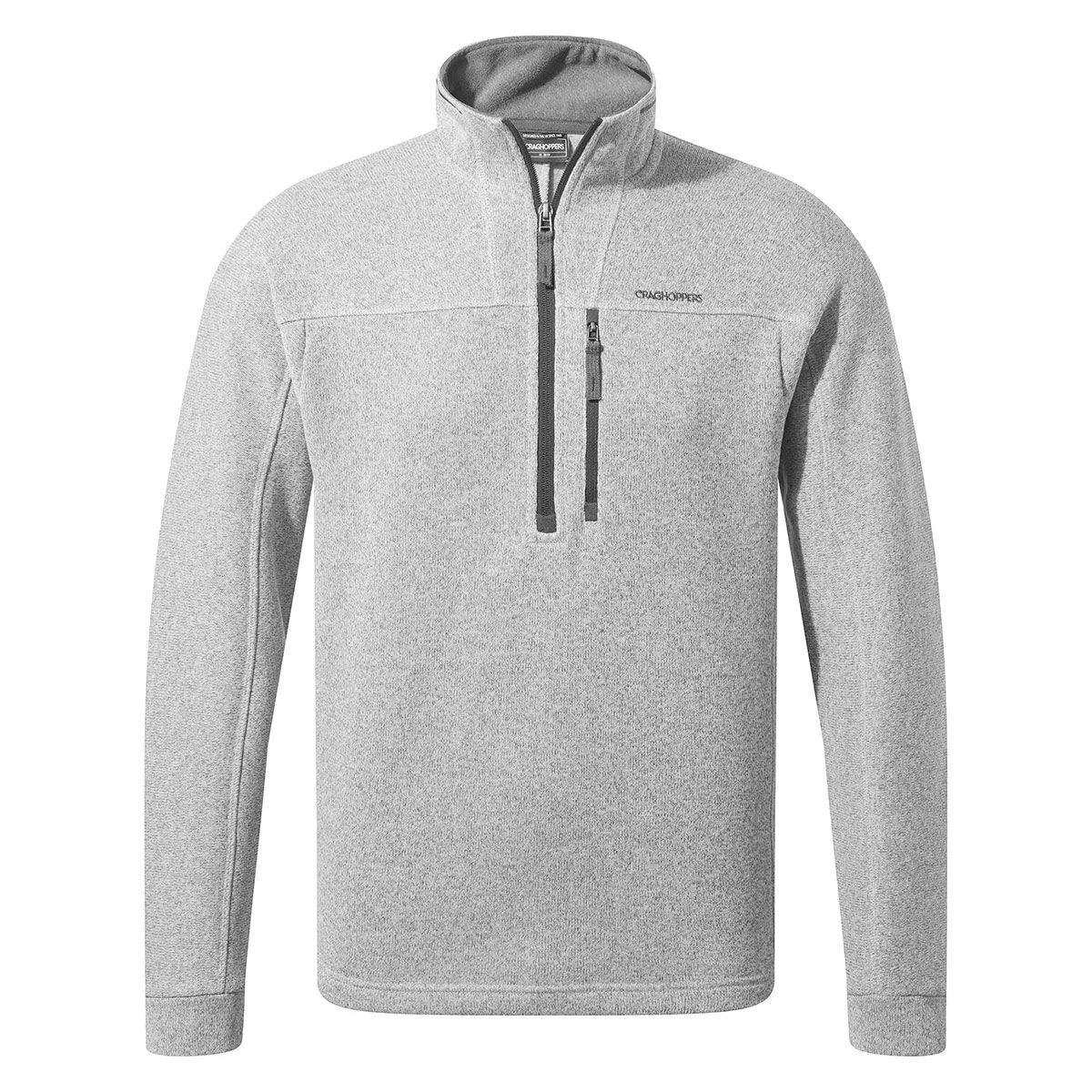 Craghoppers Men's Torney II Half Zip Fleece - Dove Grey Marl 1 Craghoppers Men's Torney II Half Zip Fleece - Dove Grey Marl