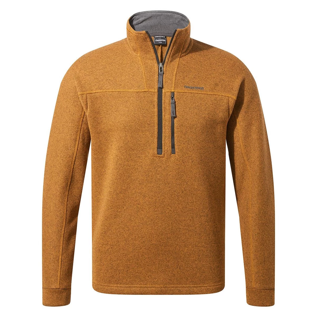 Craghoppers Men's Torney II Half Zip Fleece - Pumpkin Spice Marl 1 Craghoppers Men's Torney II Half Zip Fleece - Pumpkin Spice Marl