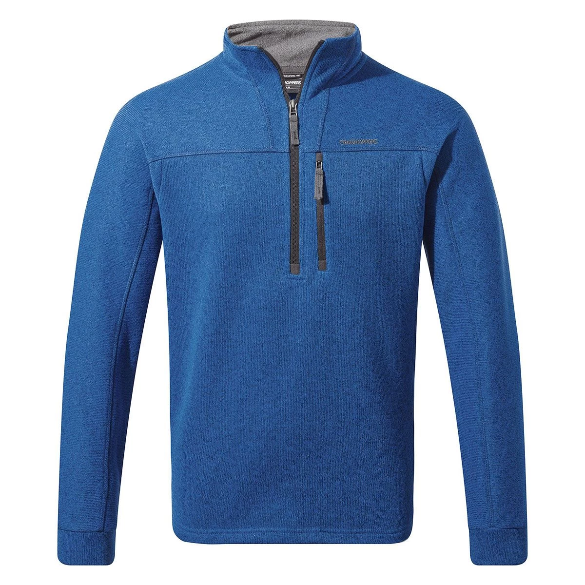Craghoppers Men's Torney II Half Zip Fleece - Titan Blue Marl 1 Craghoppers Men's Torney II Half Zip Fleece - Titan Blue Marl
