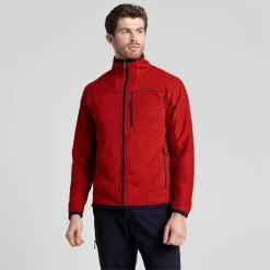 Craghoppers Men’s Torney Fleece Jacket – Chilli Red