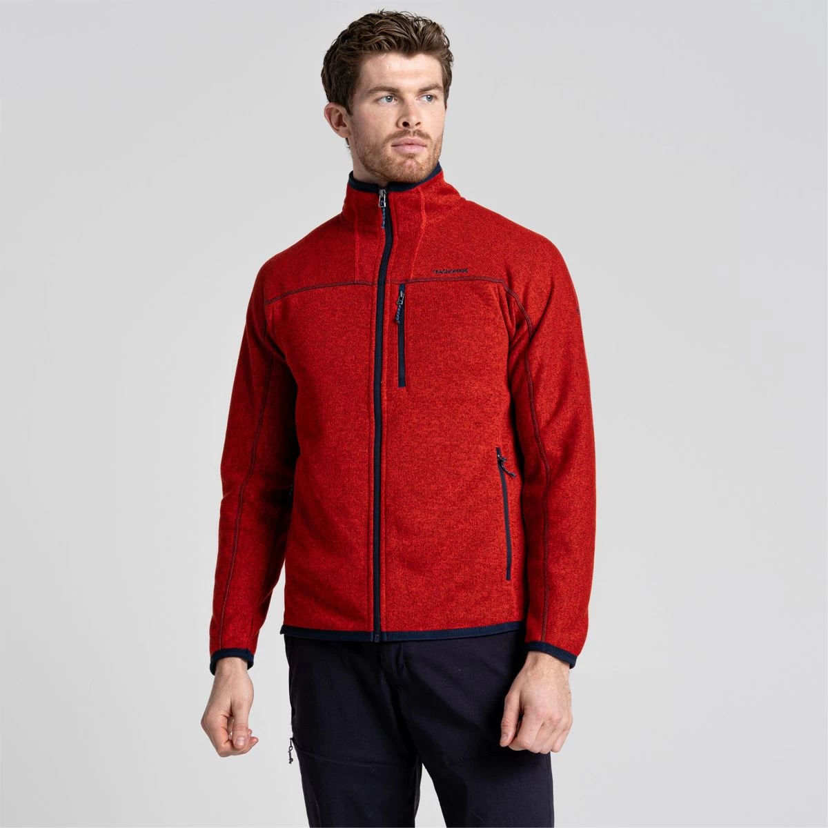 Craghoppers Men’s Torney Fleece Jacket – Chilli Red 1 Craghoppers Men’s Torney Fleece Jacket – Chilli Red