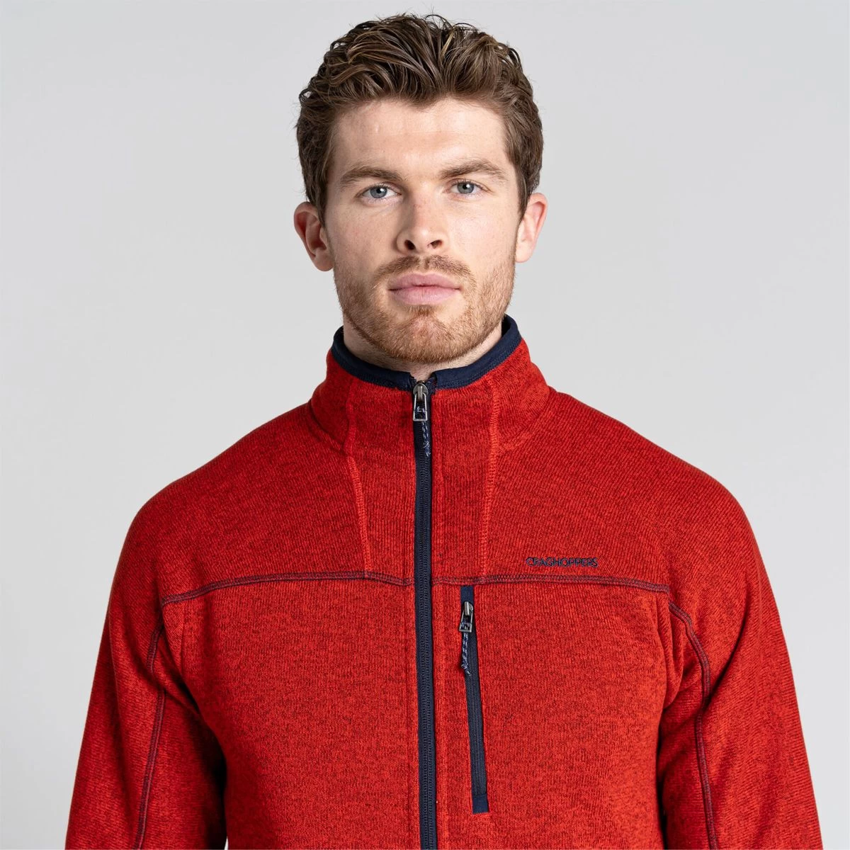 Craghoppers Men’s Torney Fleece Jacket – Chilli Red 6 Craghoppers Men’s Torney Fleece Jacket – Chilli Red - Image 6