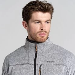 Craghoppers Men’s Torney Fleece Jacket – Dove Grey Marl -Fashionable Man torney jacket dove grey mrl 5