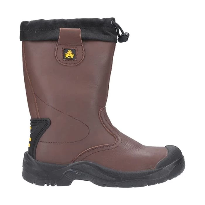 Amblers Men's AS245 Torridge Rigger Safety Boots - Brown 2 Amblers Men's AS245 Torridge Rigger Safety Boots - Brown - Image 2
