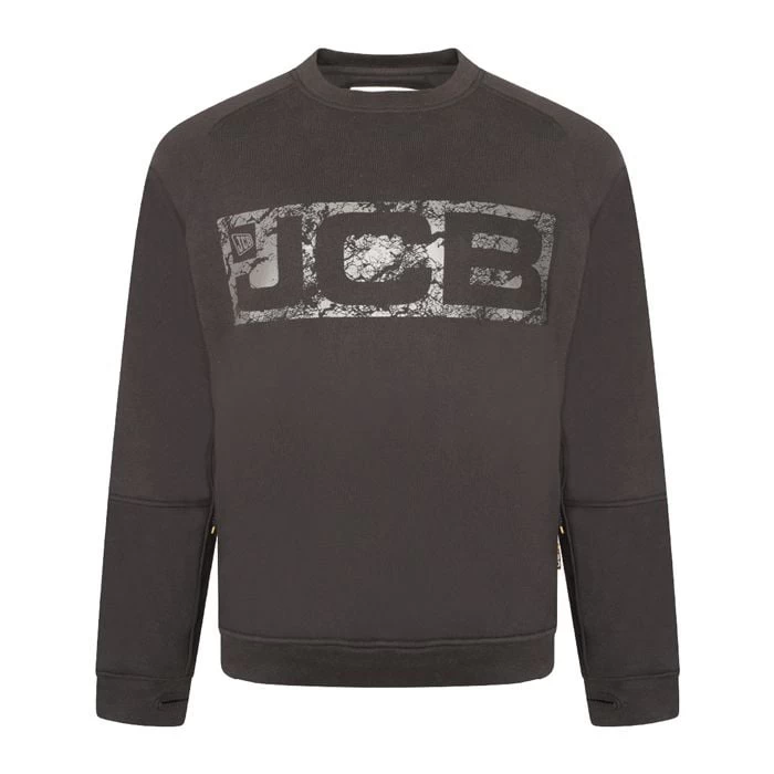 JCB Trade Crew Sweatshirt - Black 7 JCB Trade Crew Sweatshirt - Black - Image 7