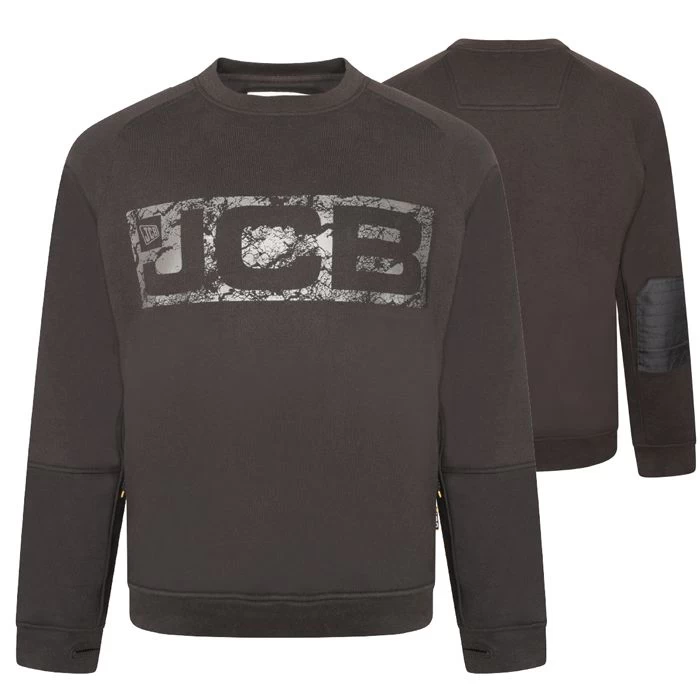 JCB Trade Crew Sweatshirt - Black 6 JCB Trade Crew Sweatshirt - Black - Image 6